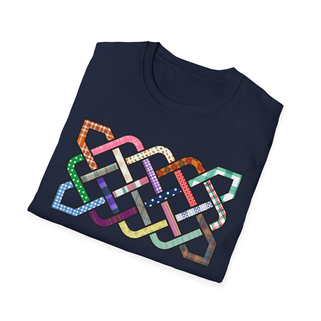 Quilted Knot Print H T-Shirt