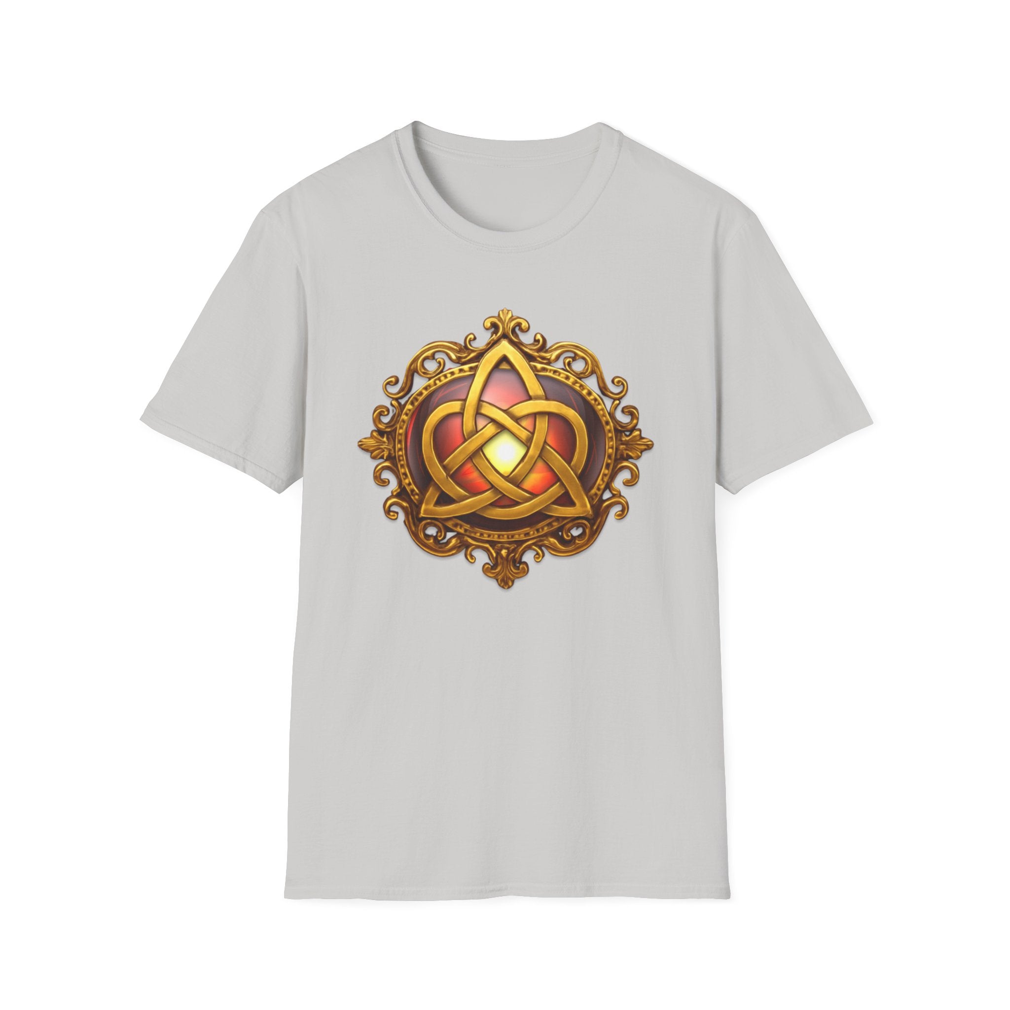Sunburst Flame Brooch T-Shirt
