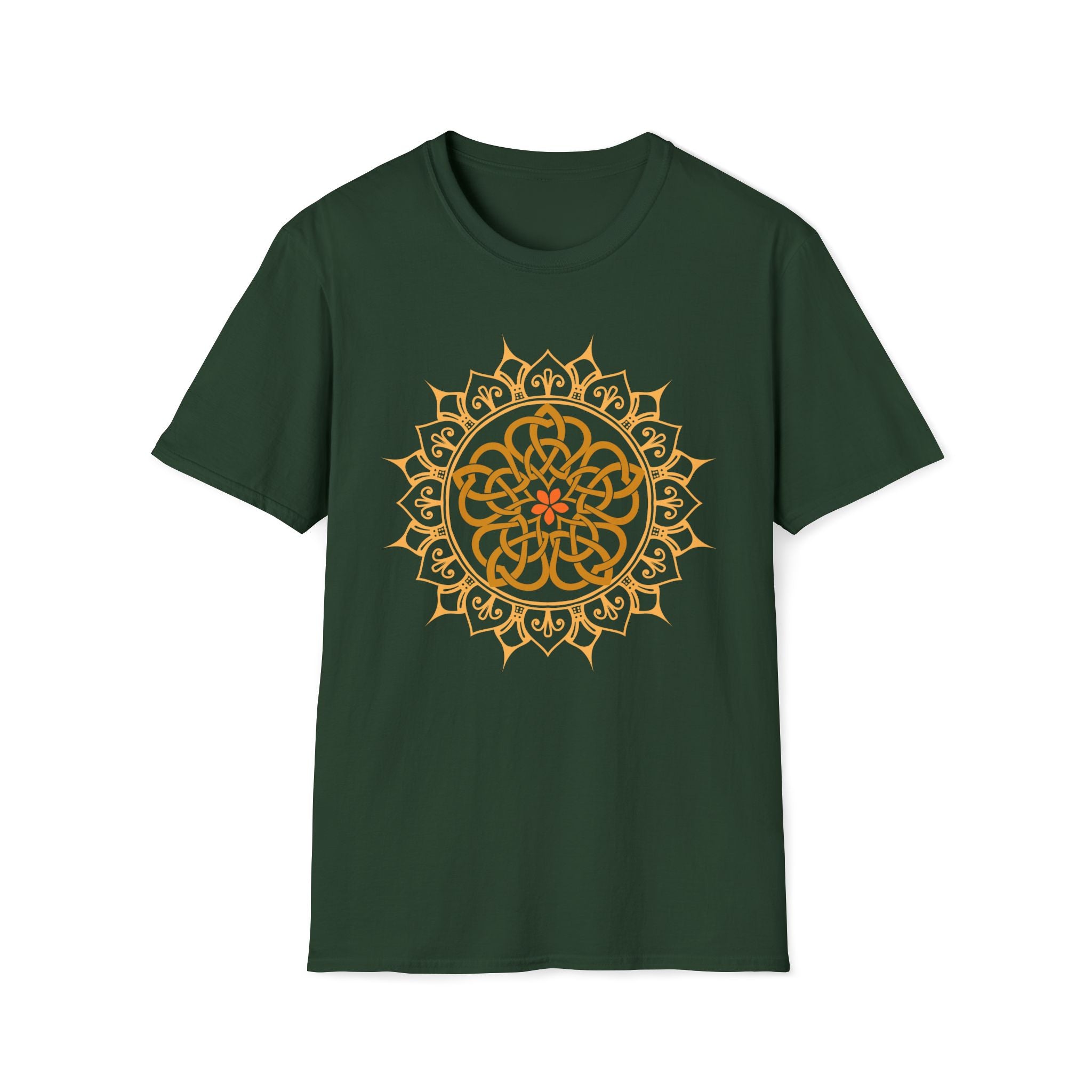 Orange Mandala T-Shirt