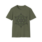 Green and Black Mandala T-Shirt