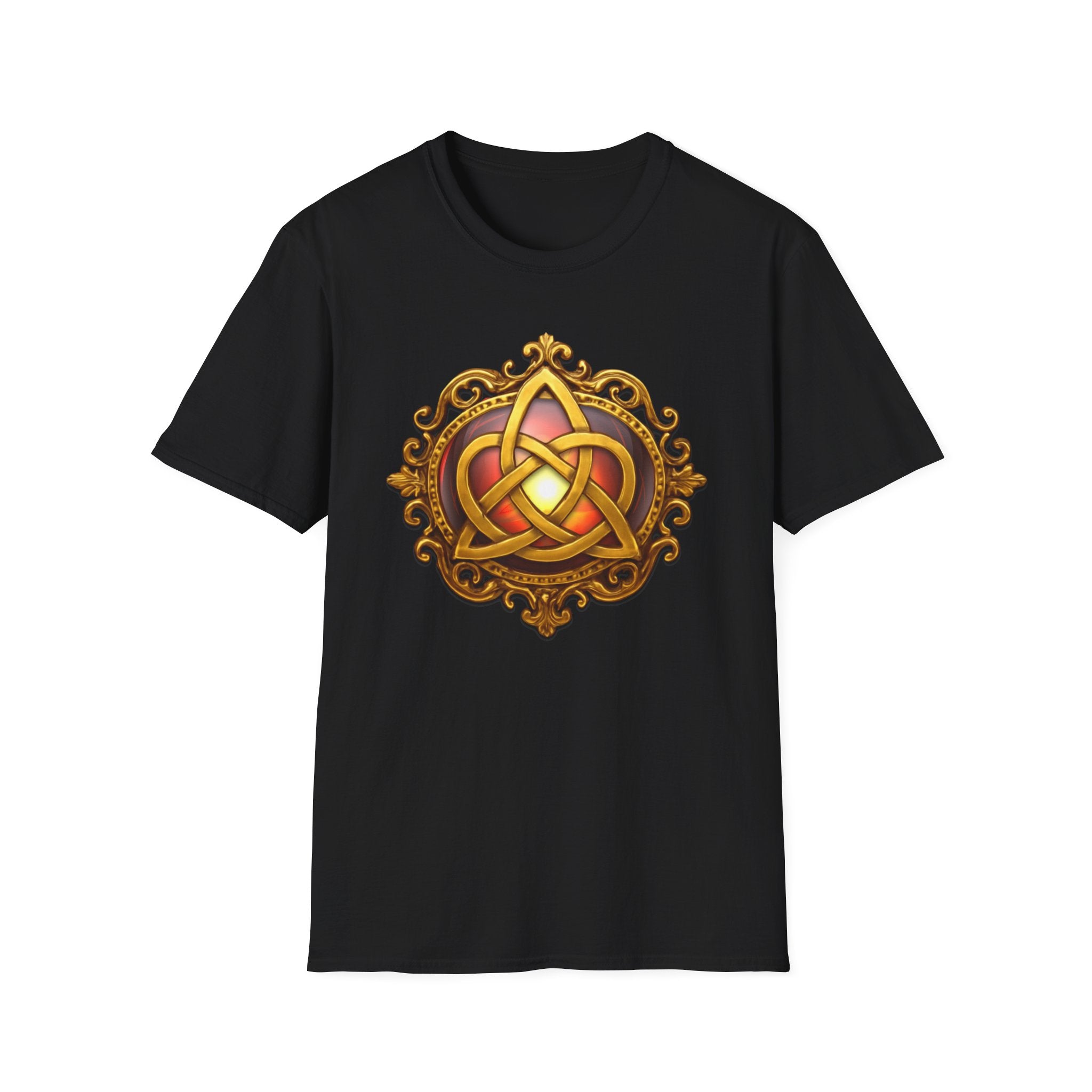 Sunburst Flame Brooch T-Shirt