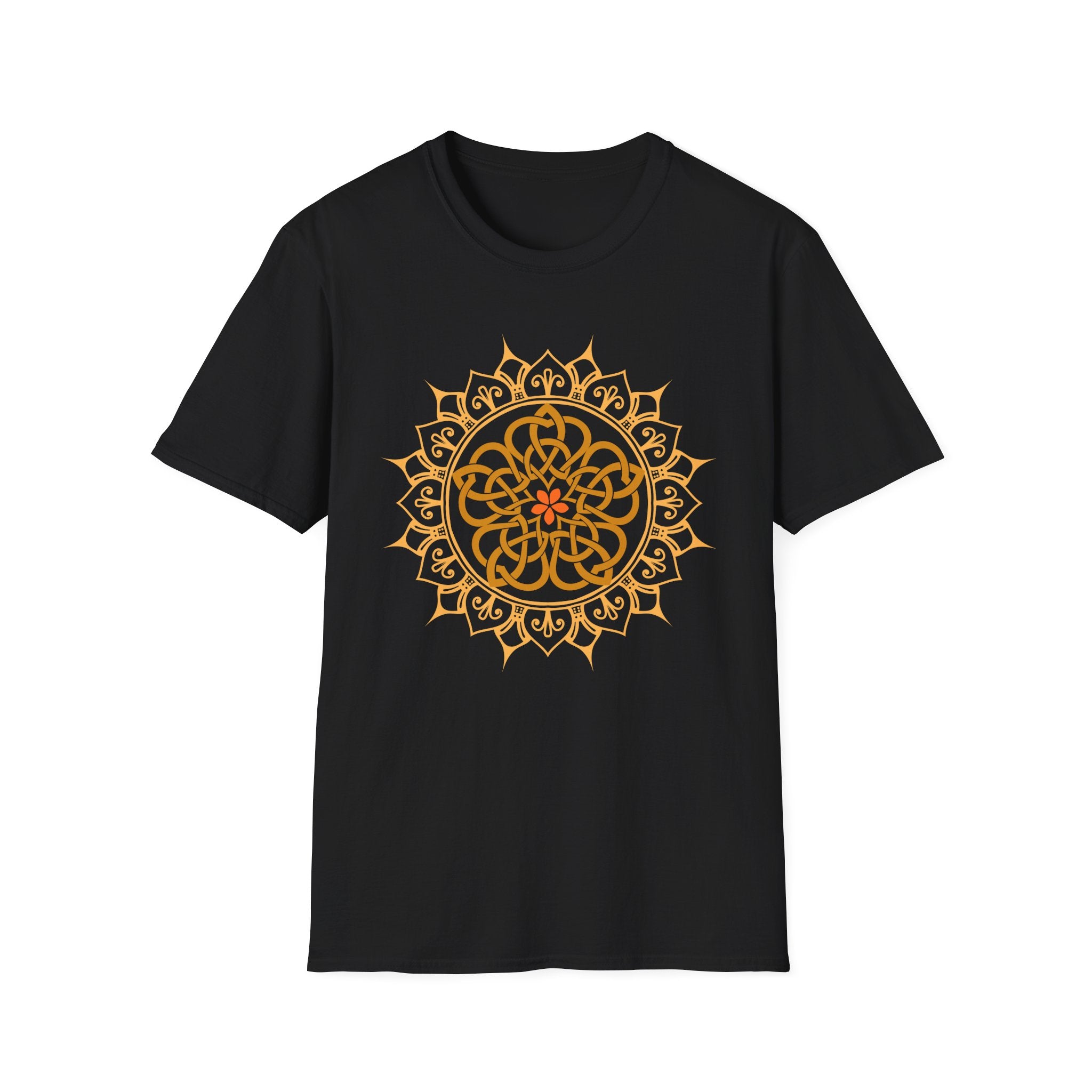 Orange Mandala T-Shirt