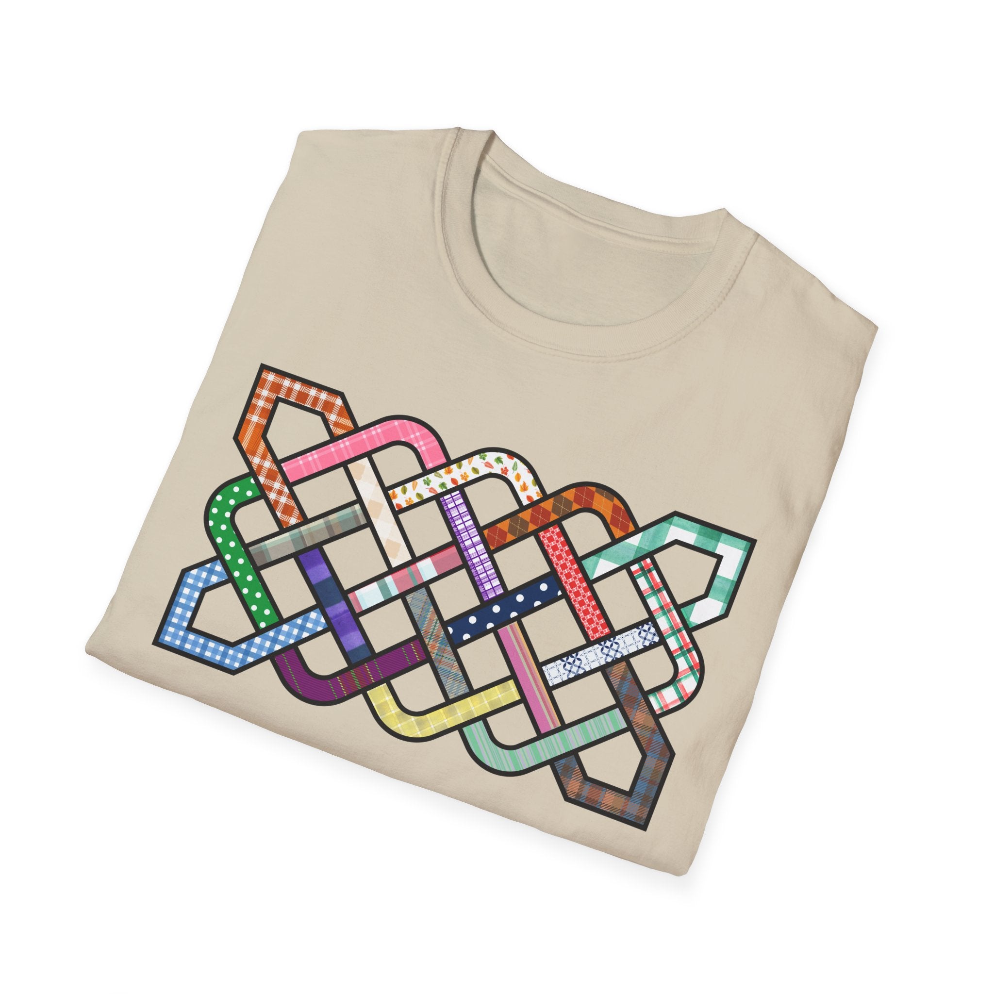 Quilted Knot Print H T-Shirt