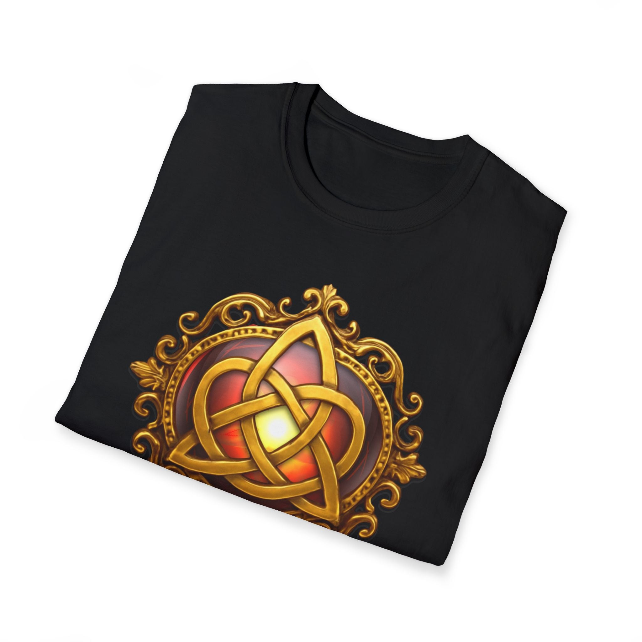 Sunburst Flame Brooch T-Shirt