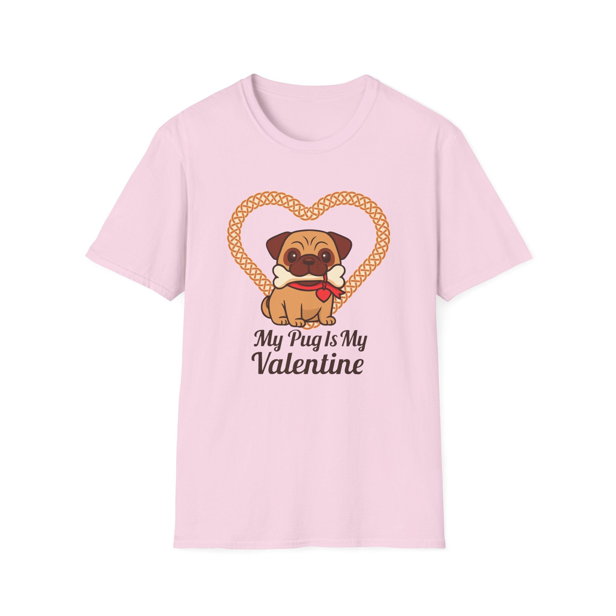 My Pug Is My Valentine T-Shirt
