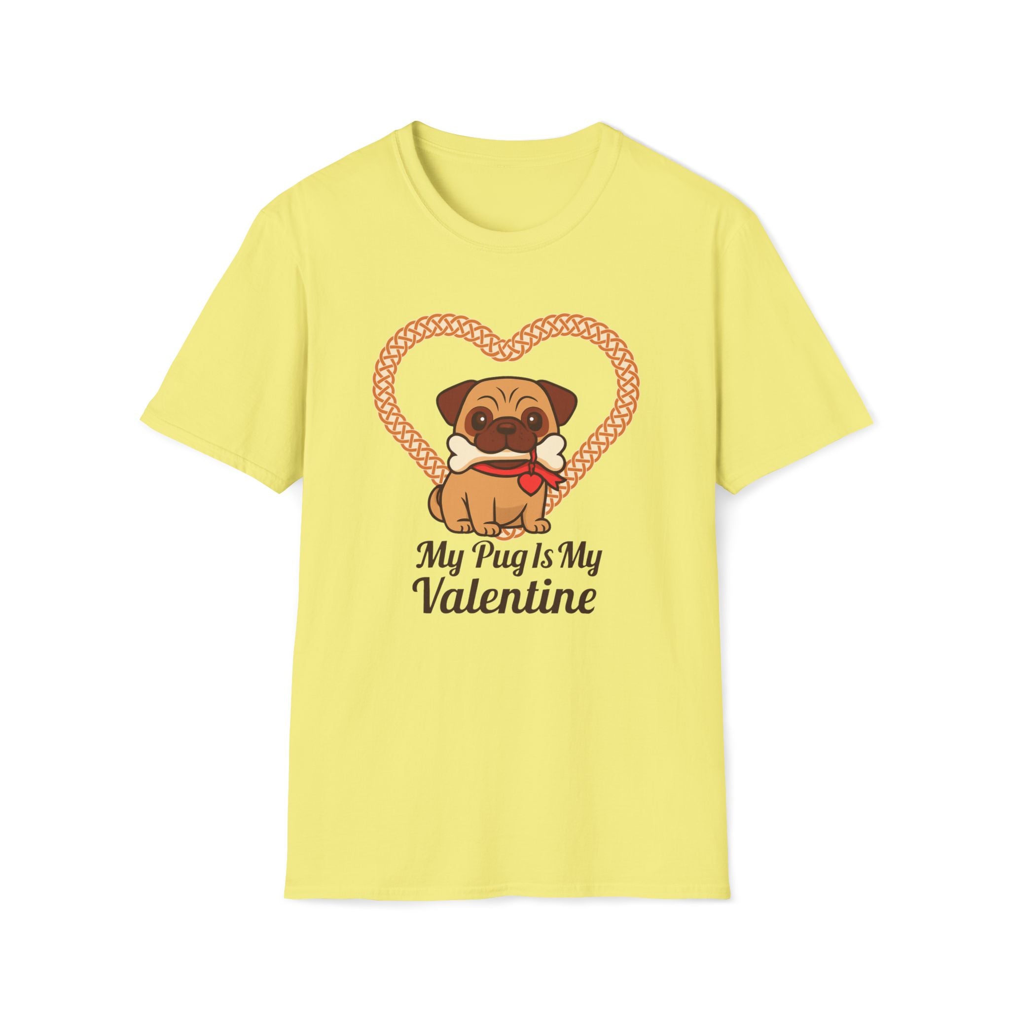 My Pug Is My Valentine T-Shirt