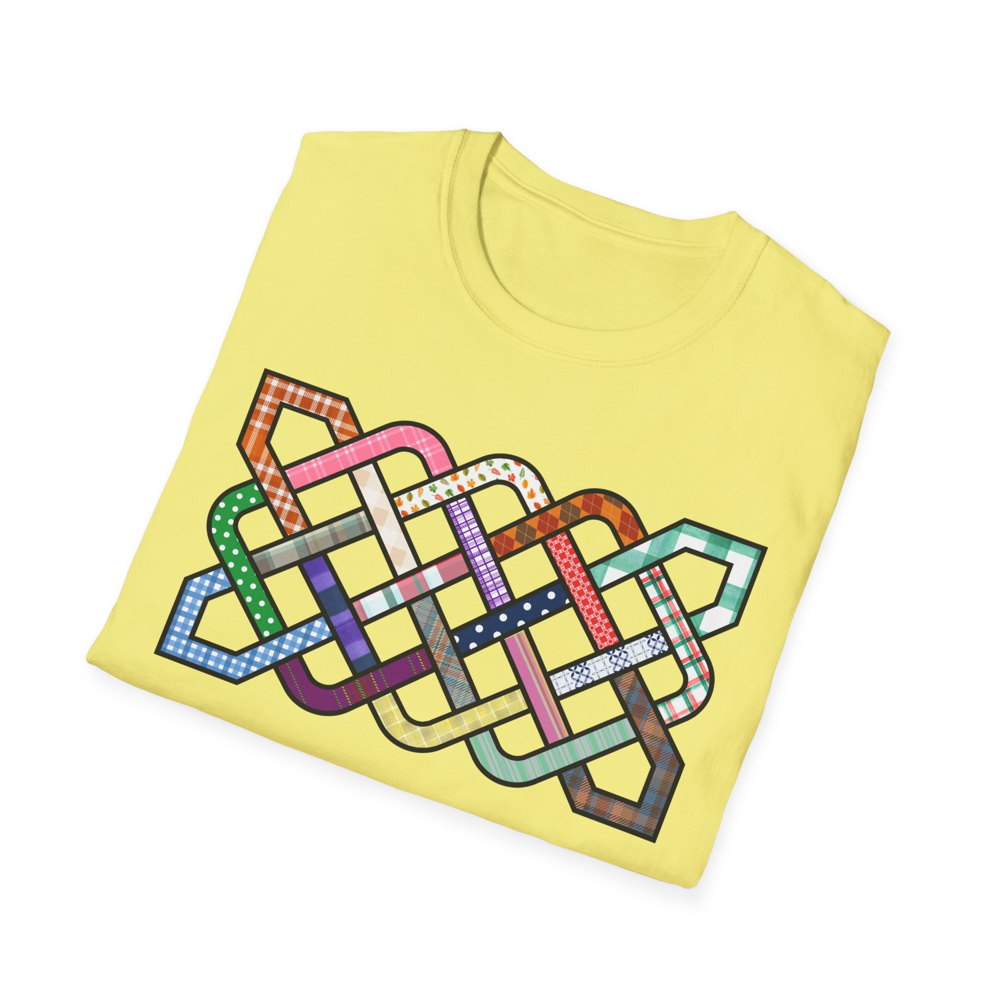 Quilted Knot Print H T-Shirt