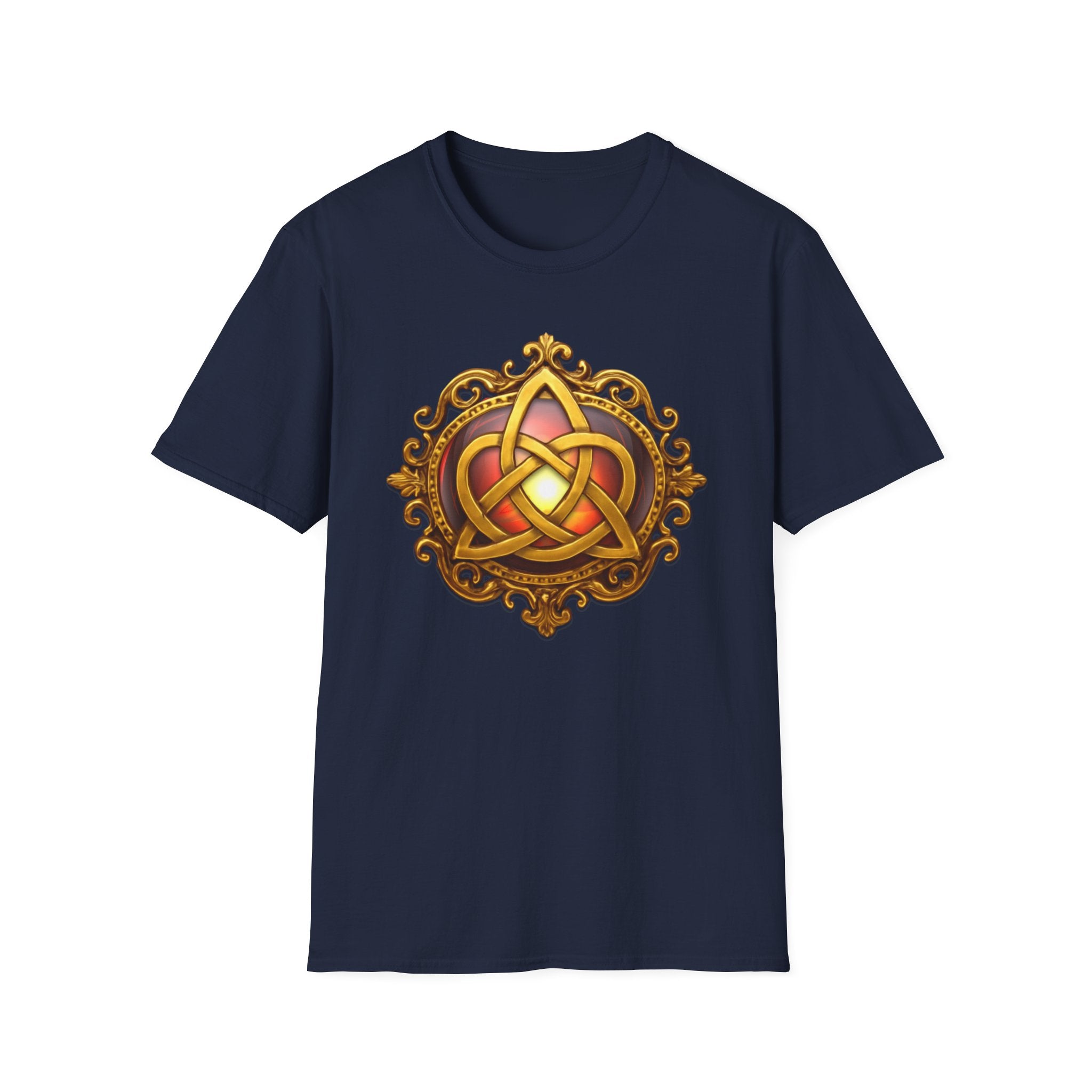 Sunburst Flame Brooch T-Shirt