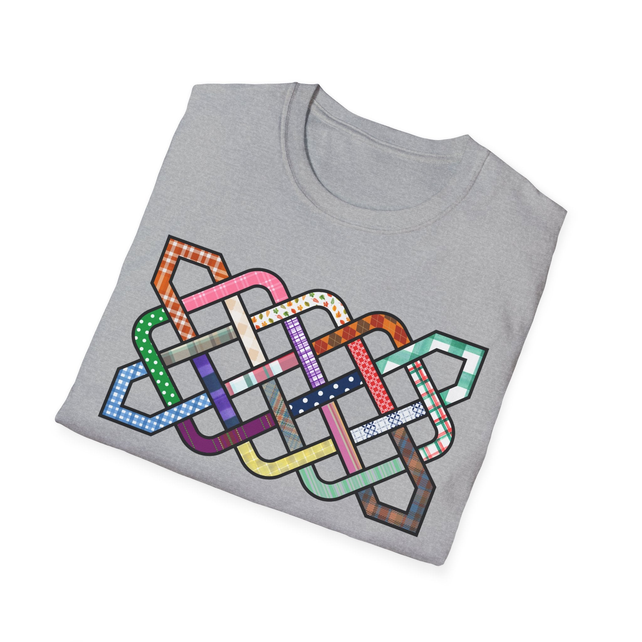 Quilted Knot Print H T-Shirt