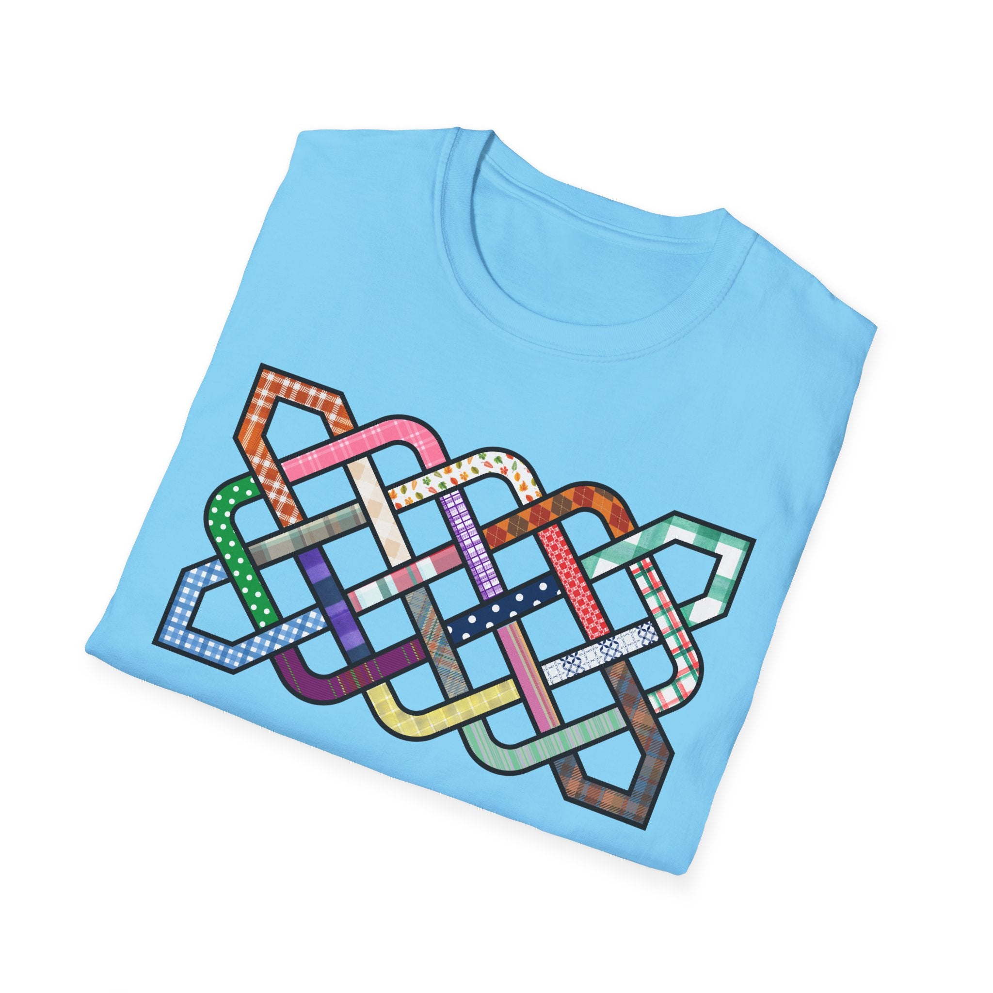 Quilted Knot Print H T-Shirt