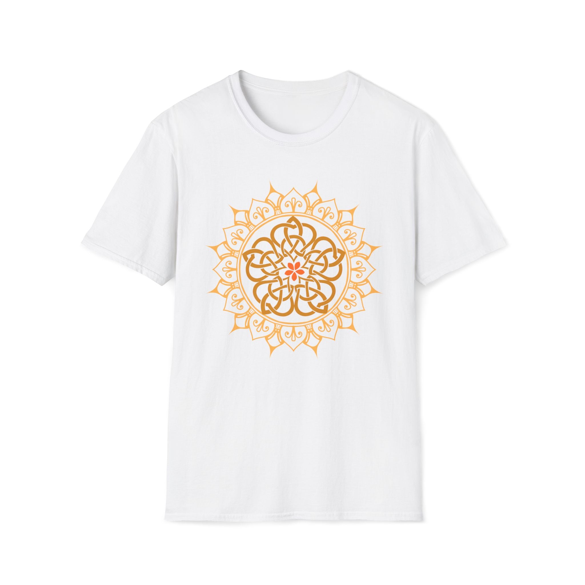Orange Mandala T-Shirt