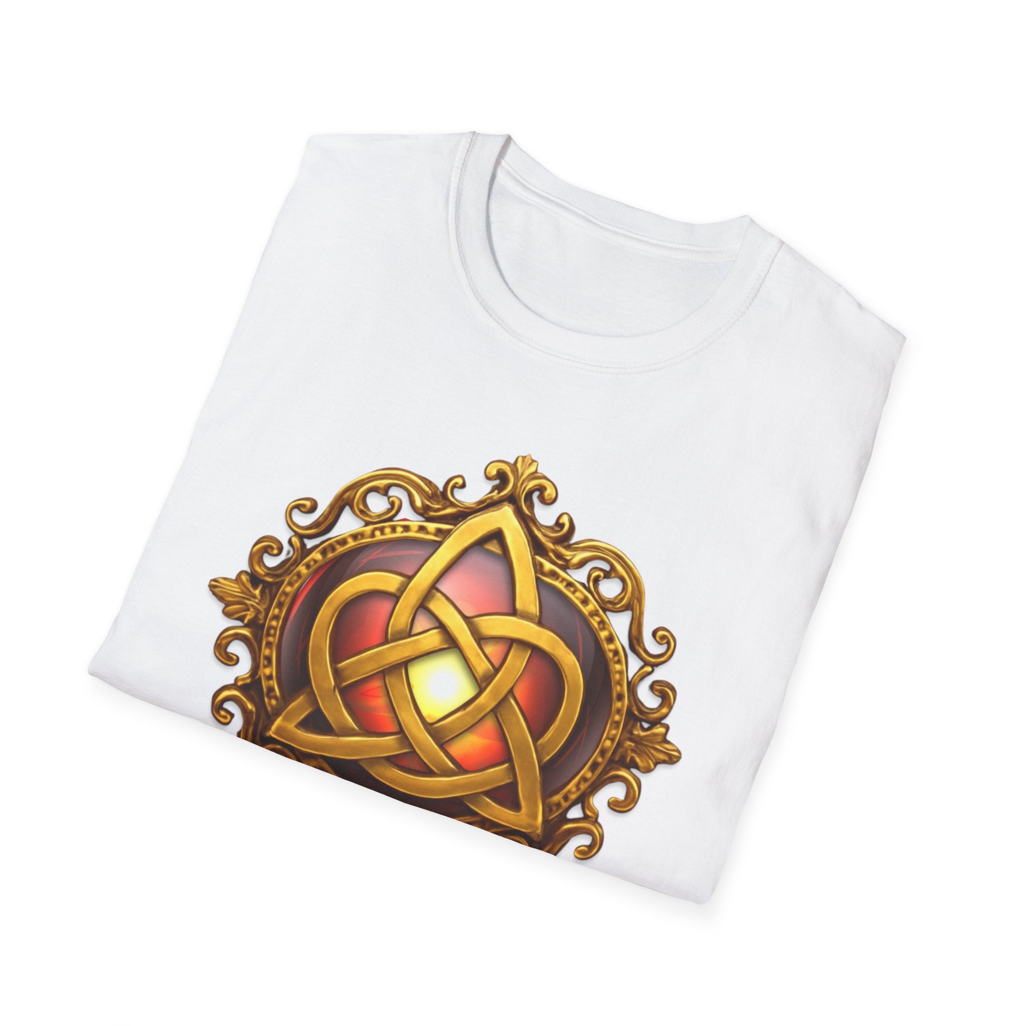 Sunburst Flame Brooch T-Shirt