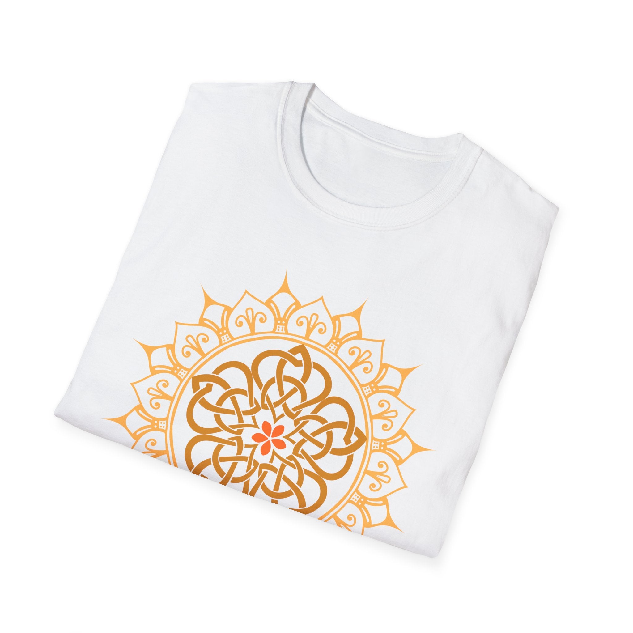 Orange Mandala T-Shirt