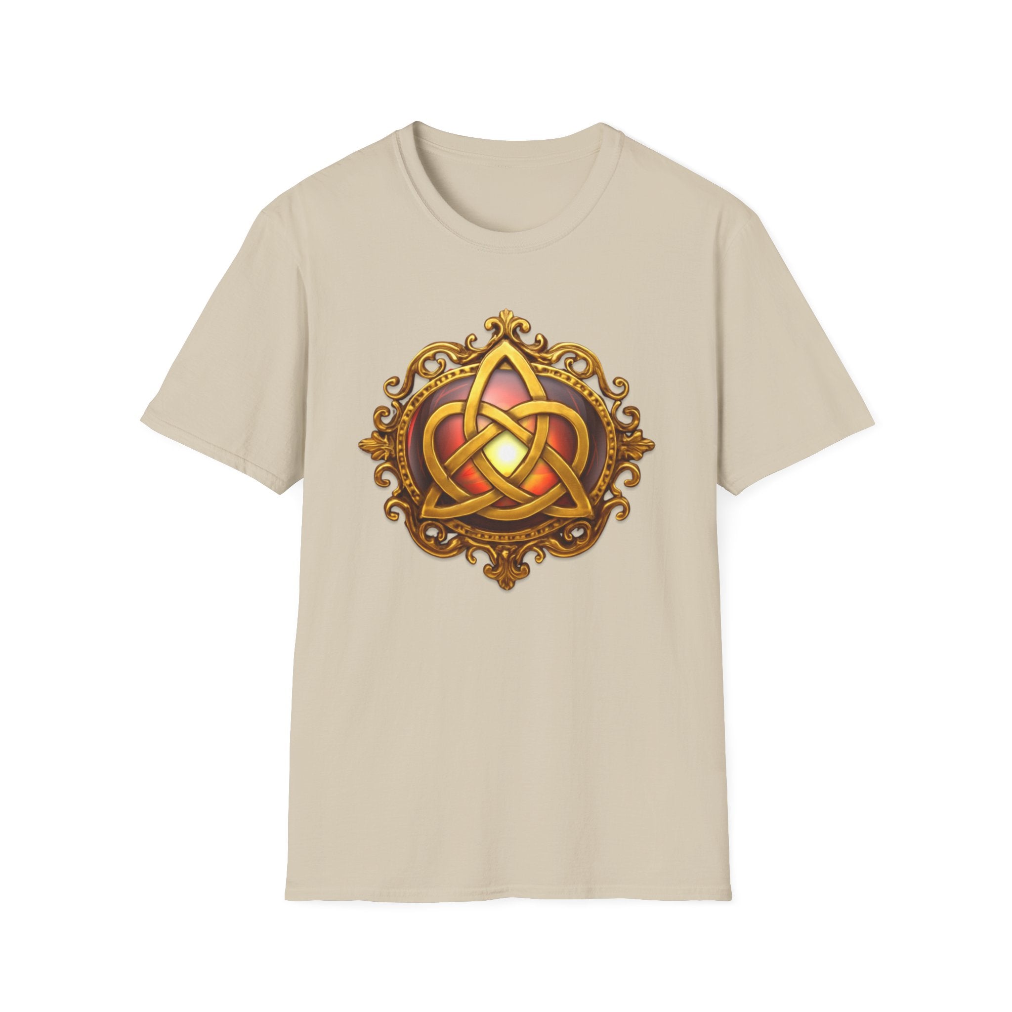 Sunburst Flame Brooch T-Shirt