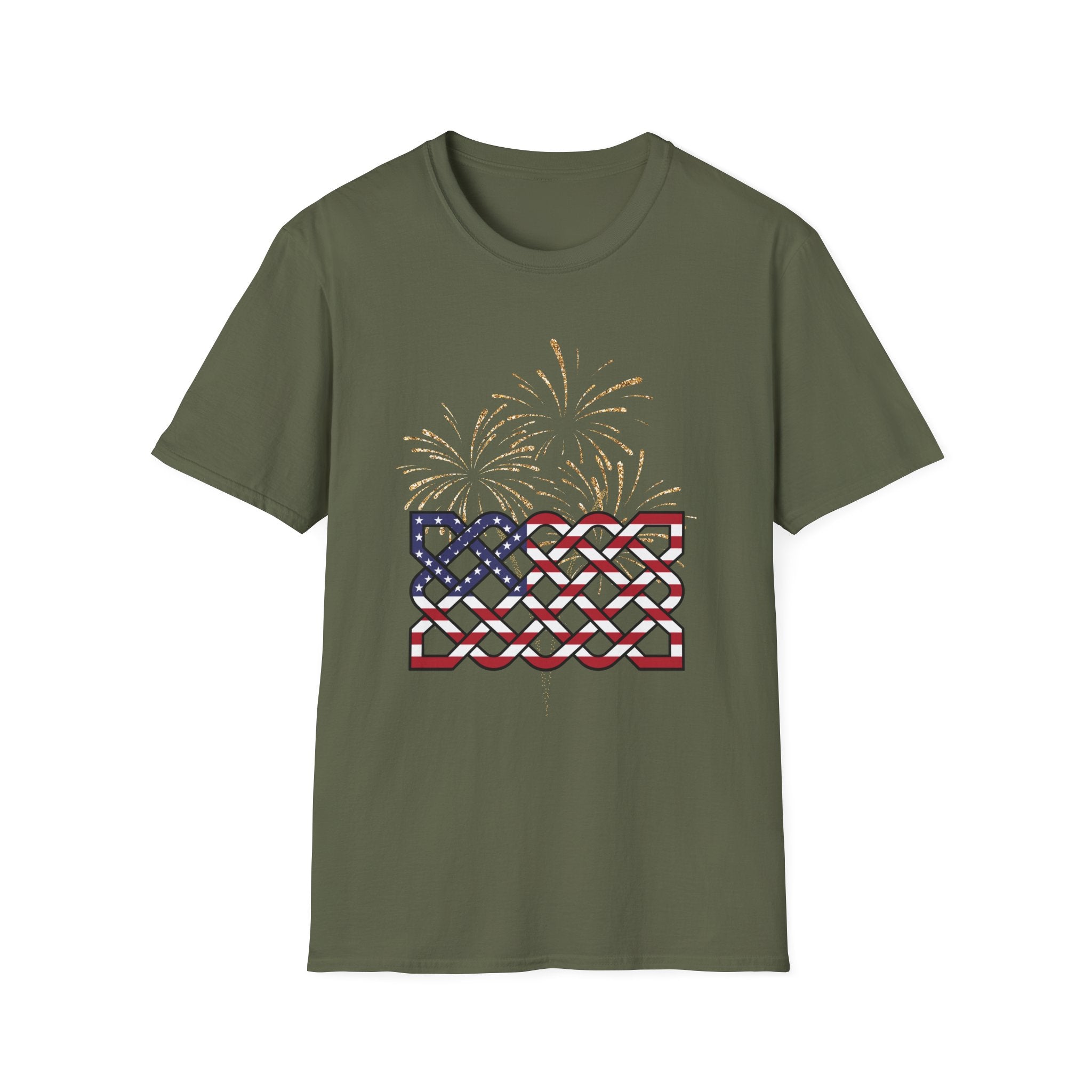 USA Celtic Flag T-Shirt