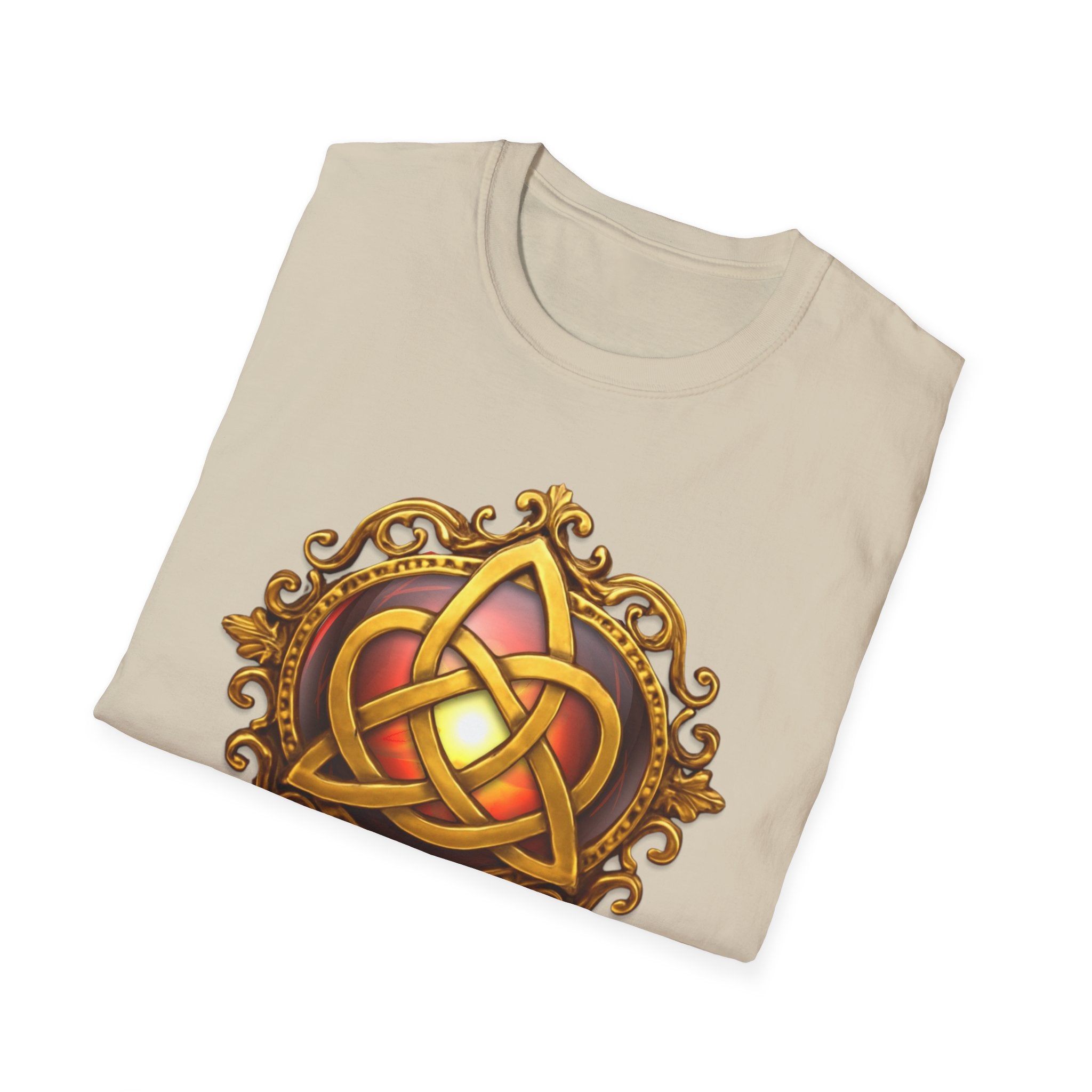 Sunburst Flame Brooch T-Shirt