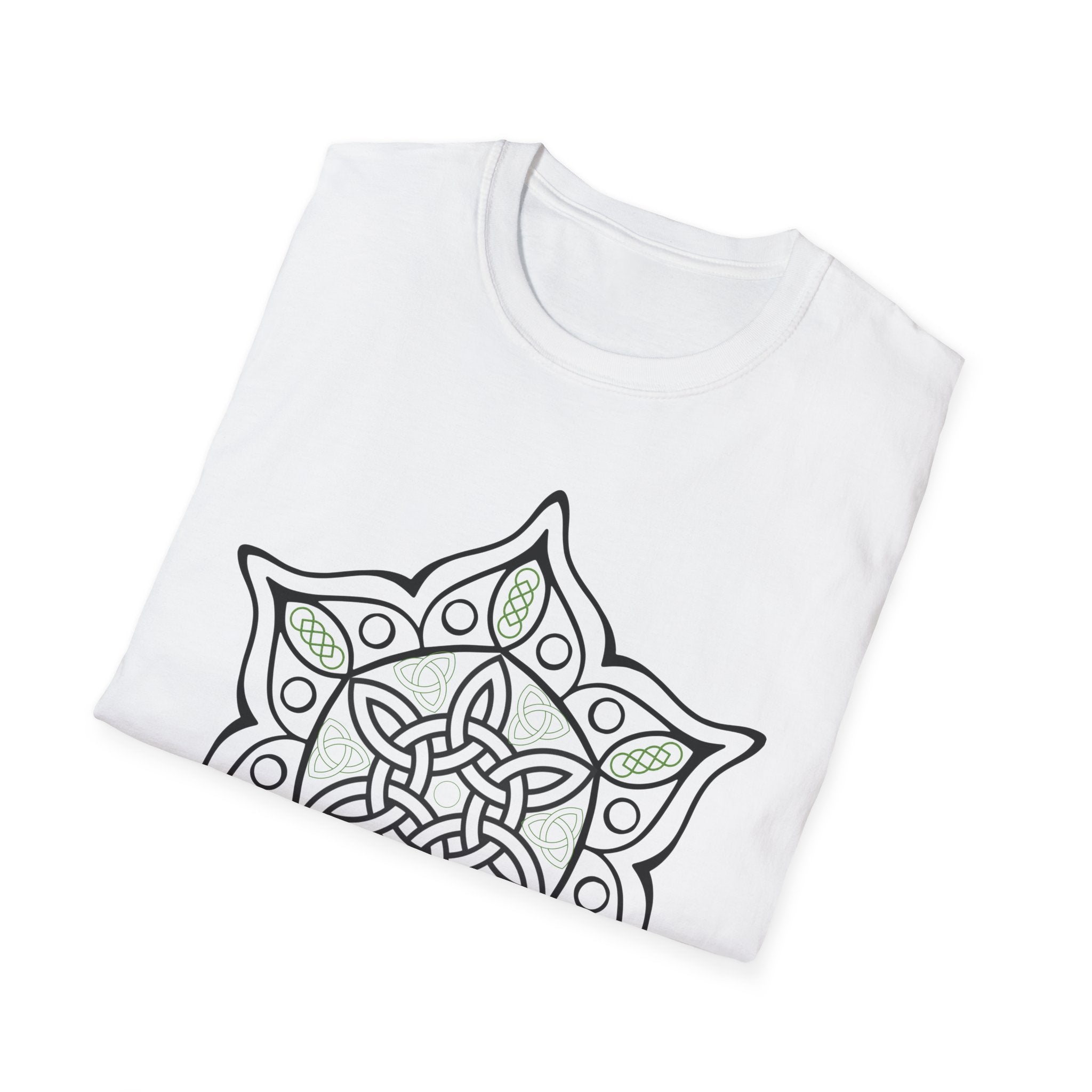 Green and Black Mandala T-Shirt