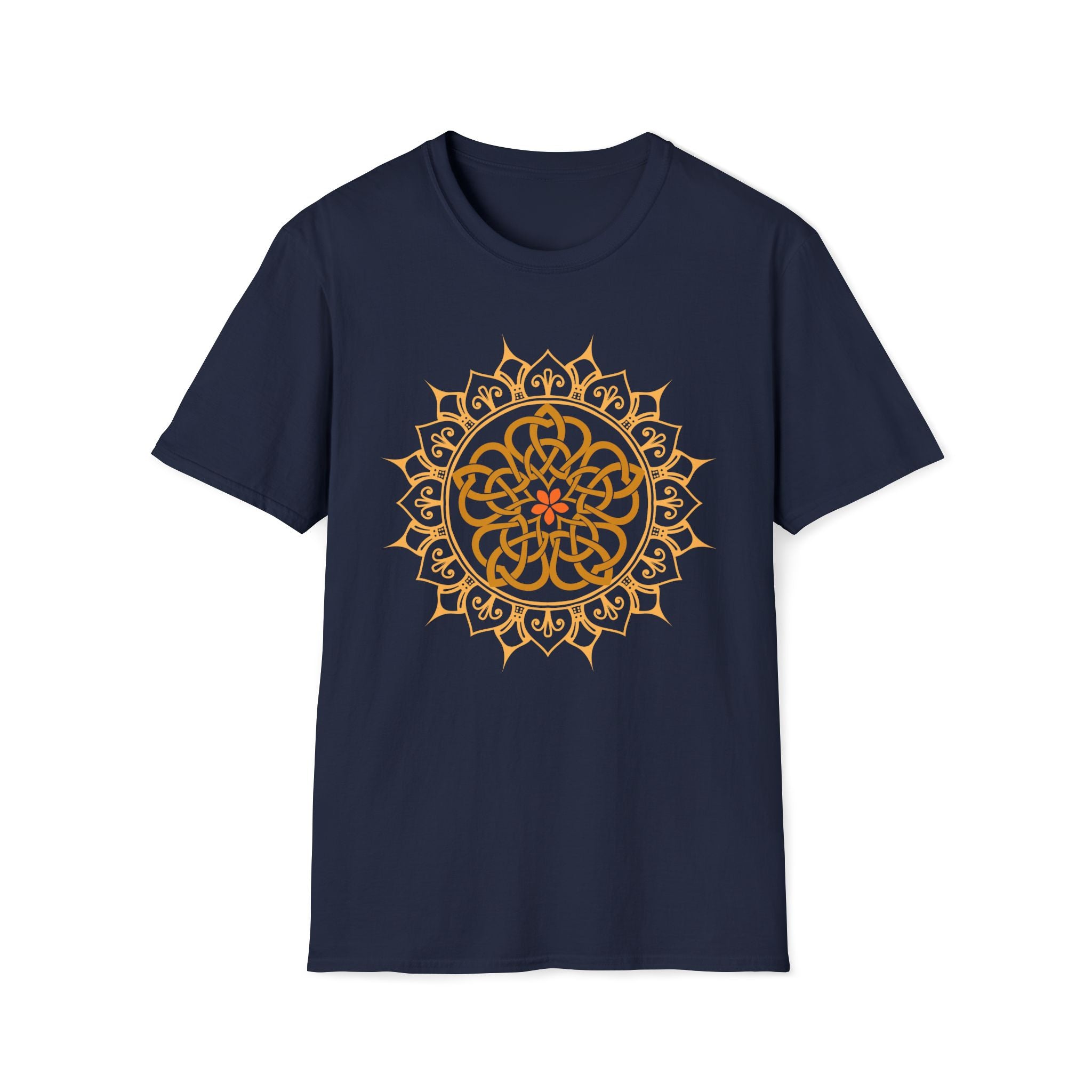 Orange Mandala T-Shirt