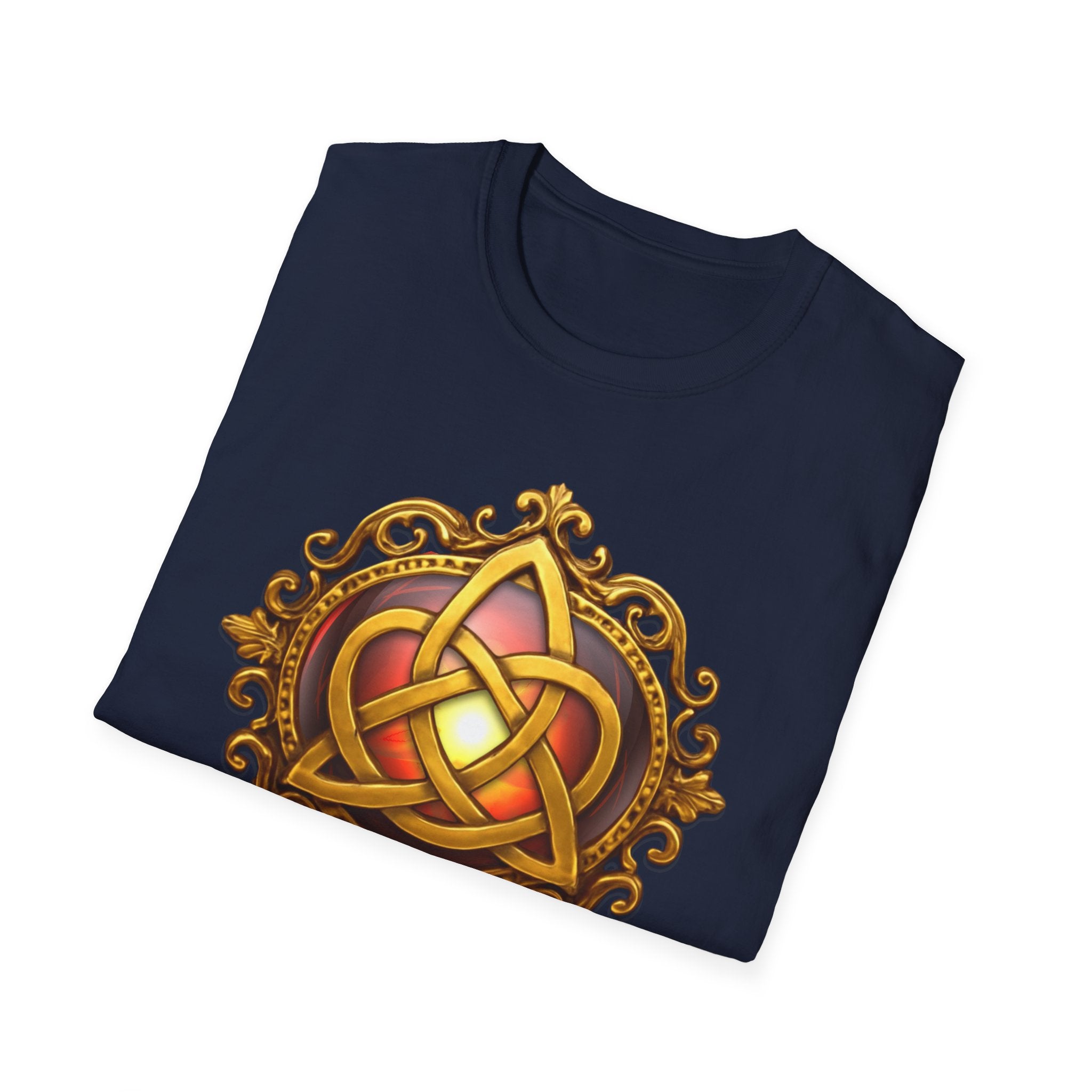 Sunburst Flame Brooch T-Shirt