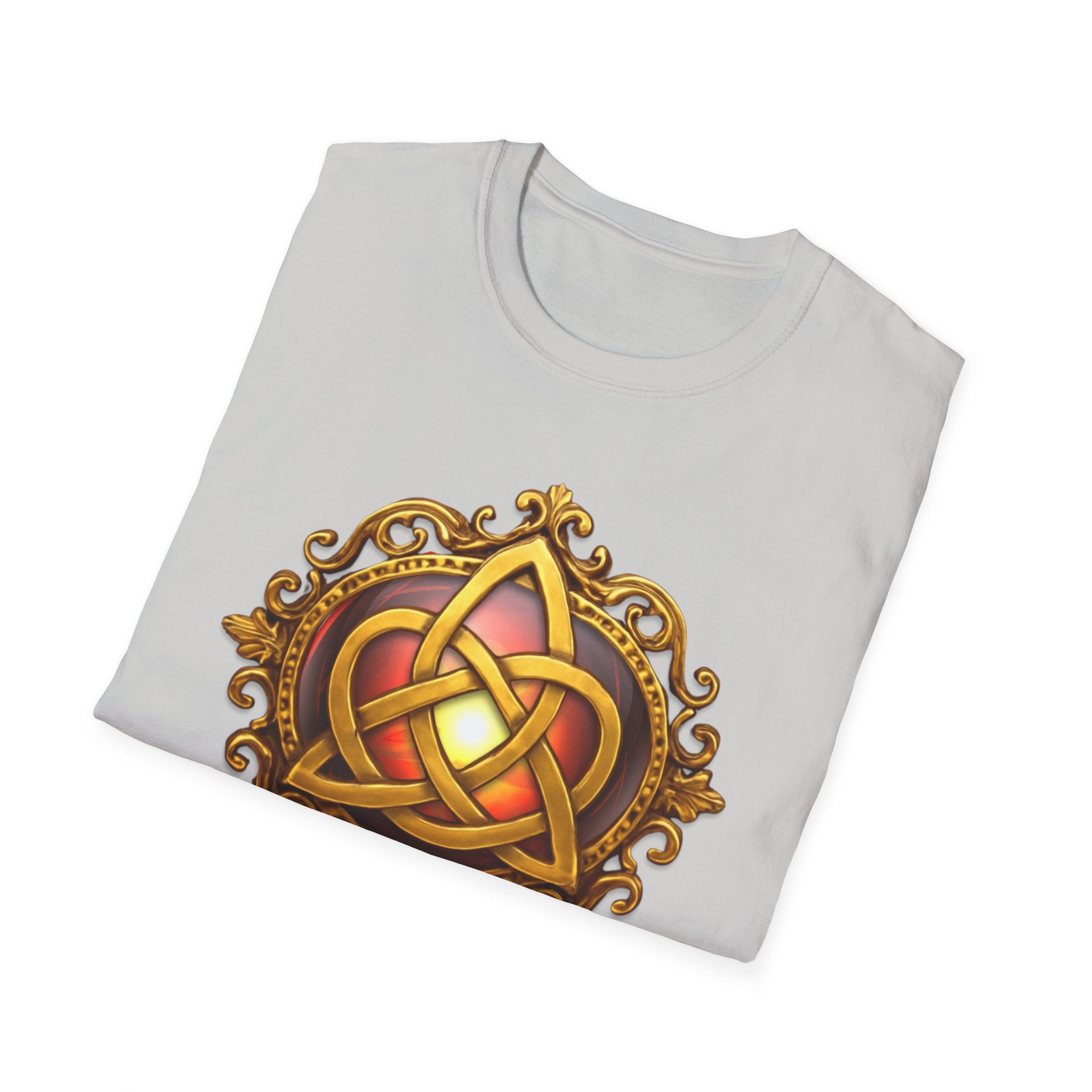 Sunburst Flame Brooch T-Shirt