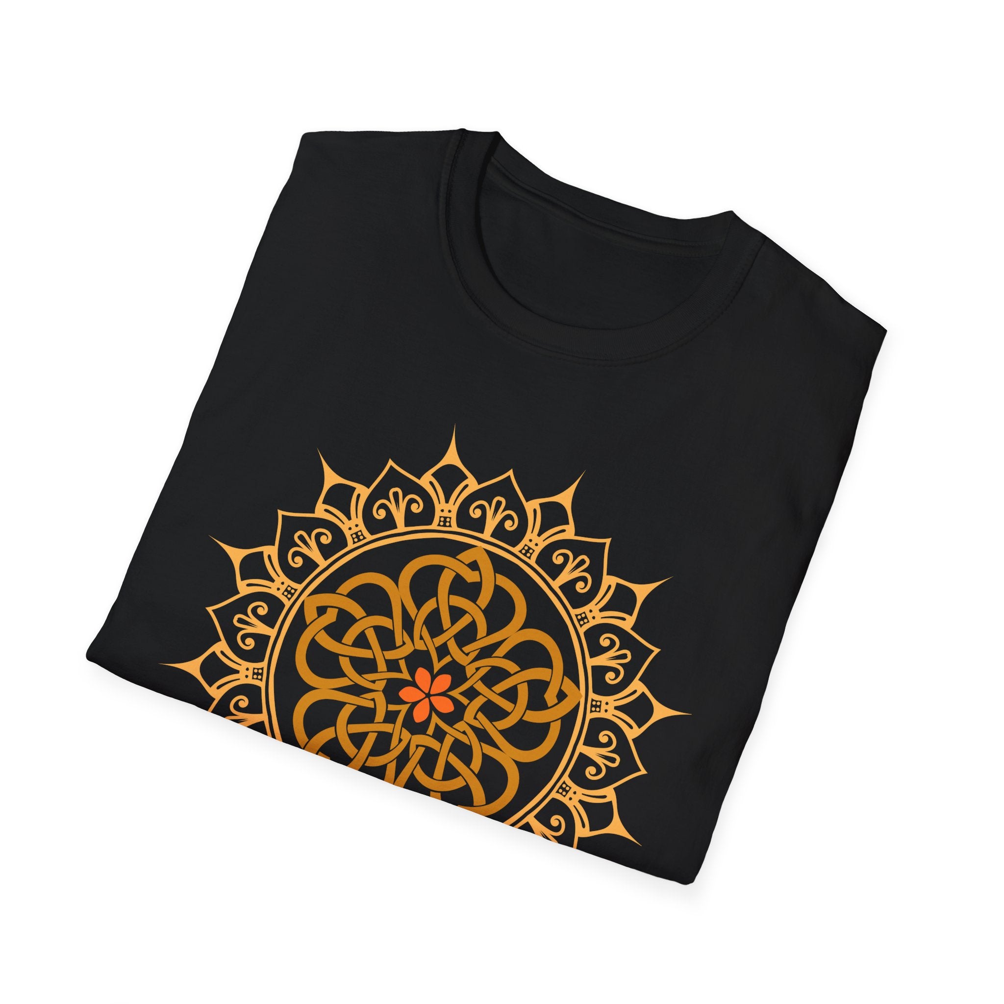 Orange Mandala T-Shirt