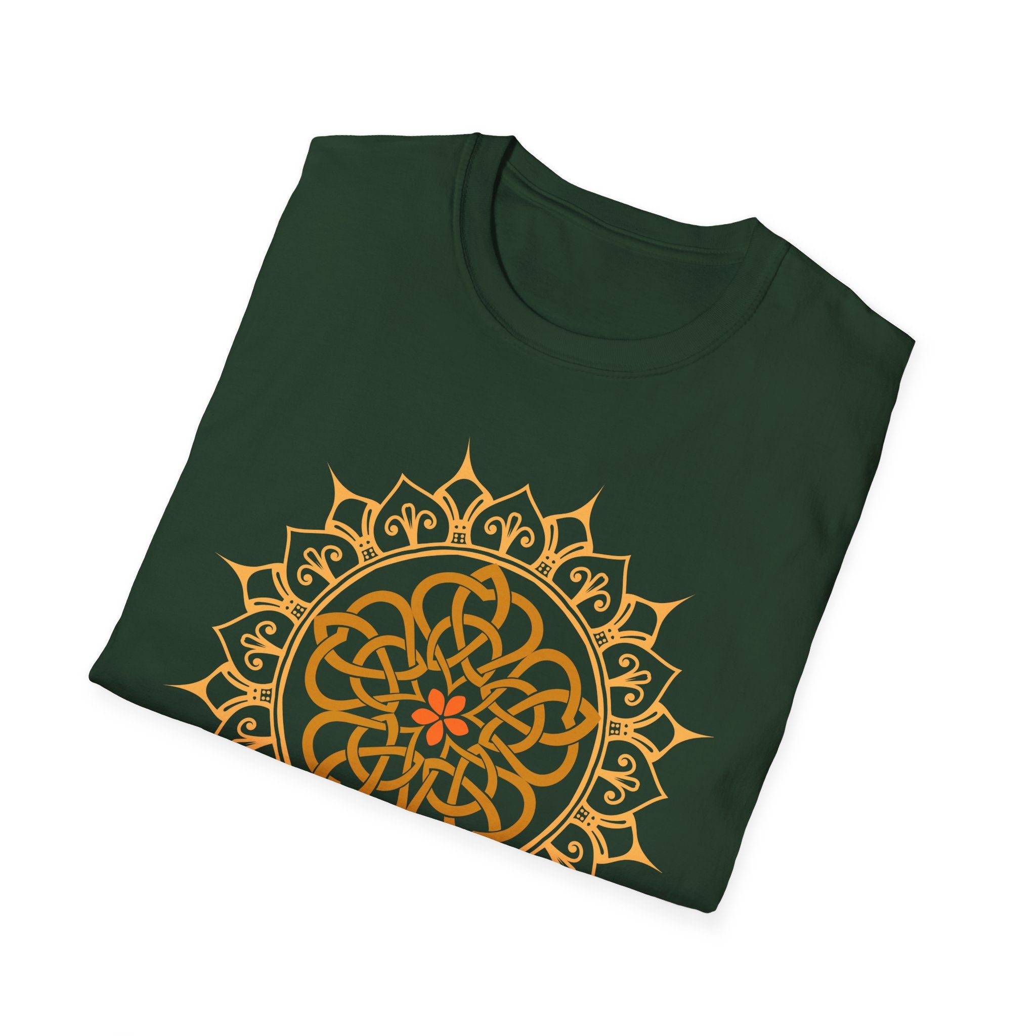Orange Mandala T-Shirt
