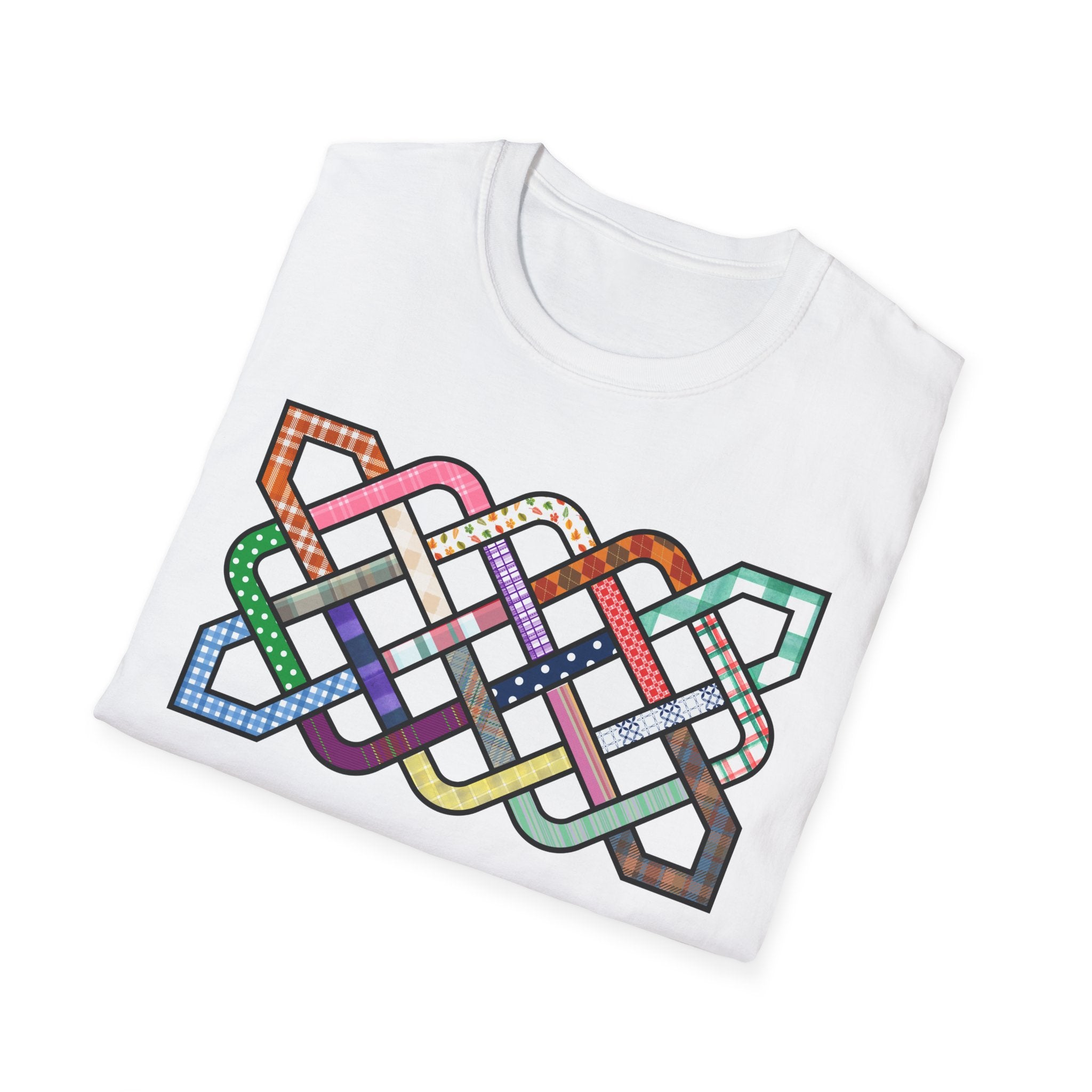 Quilted Knot Print H T-Shirt