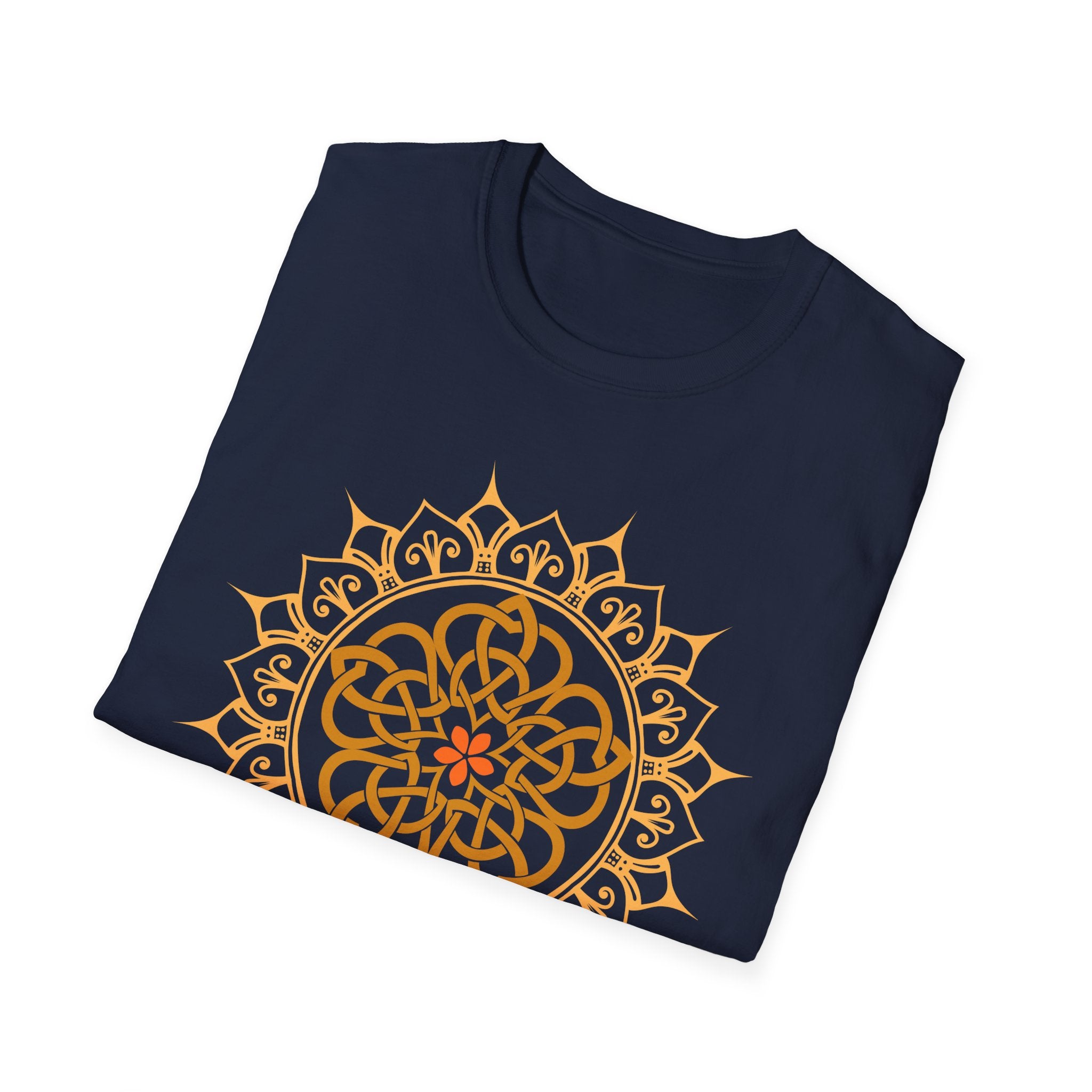 Orange Mandala T-Shirt