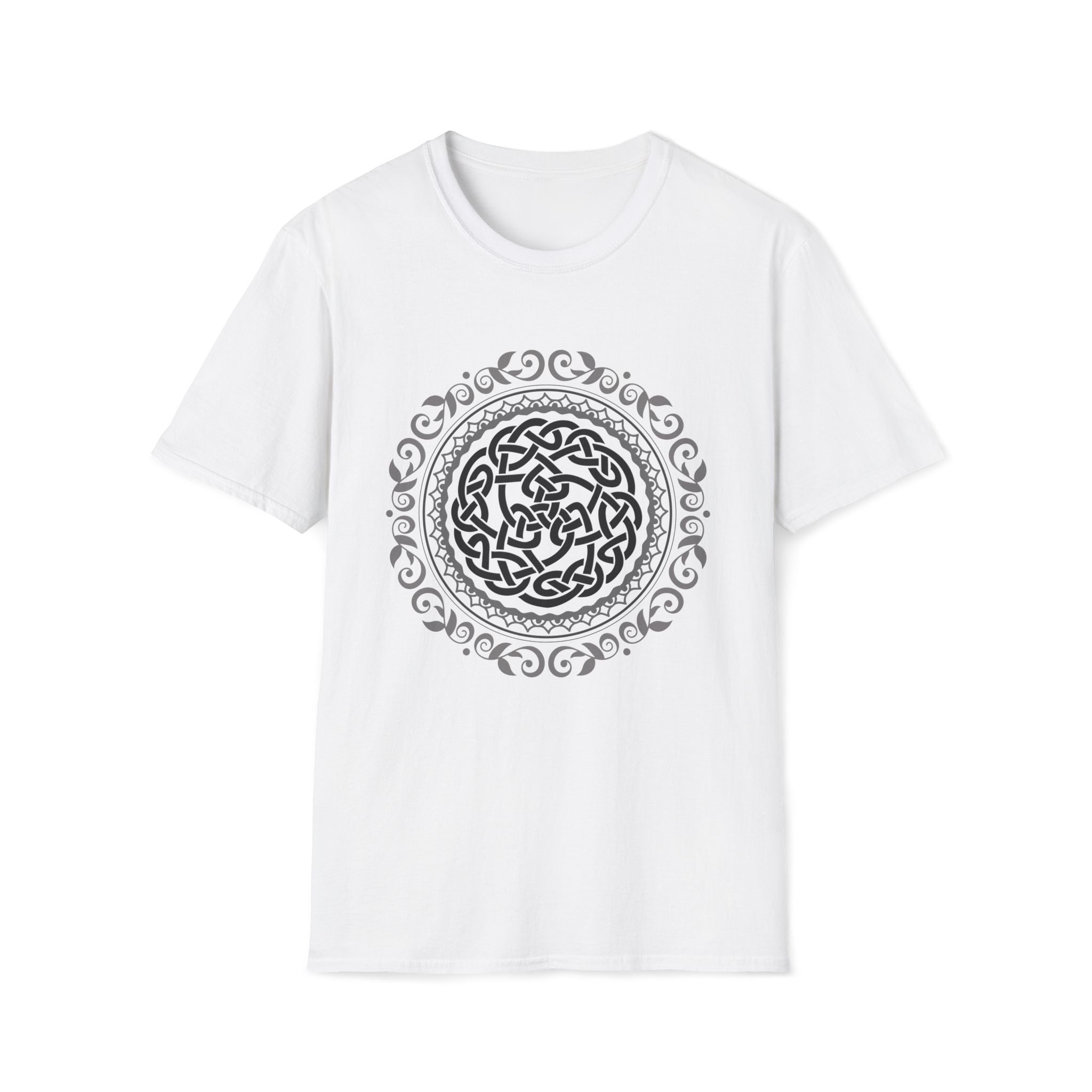 Gray Mandala T-Shirt